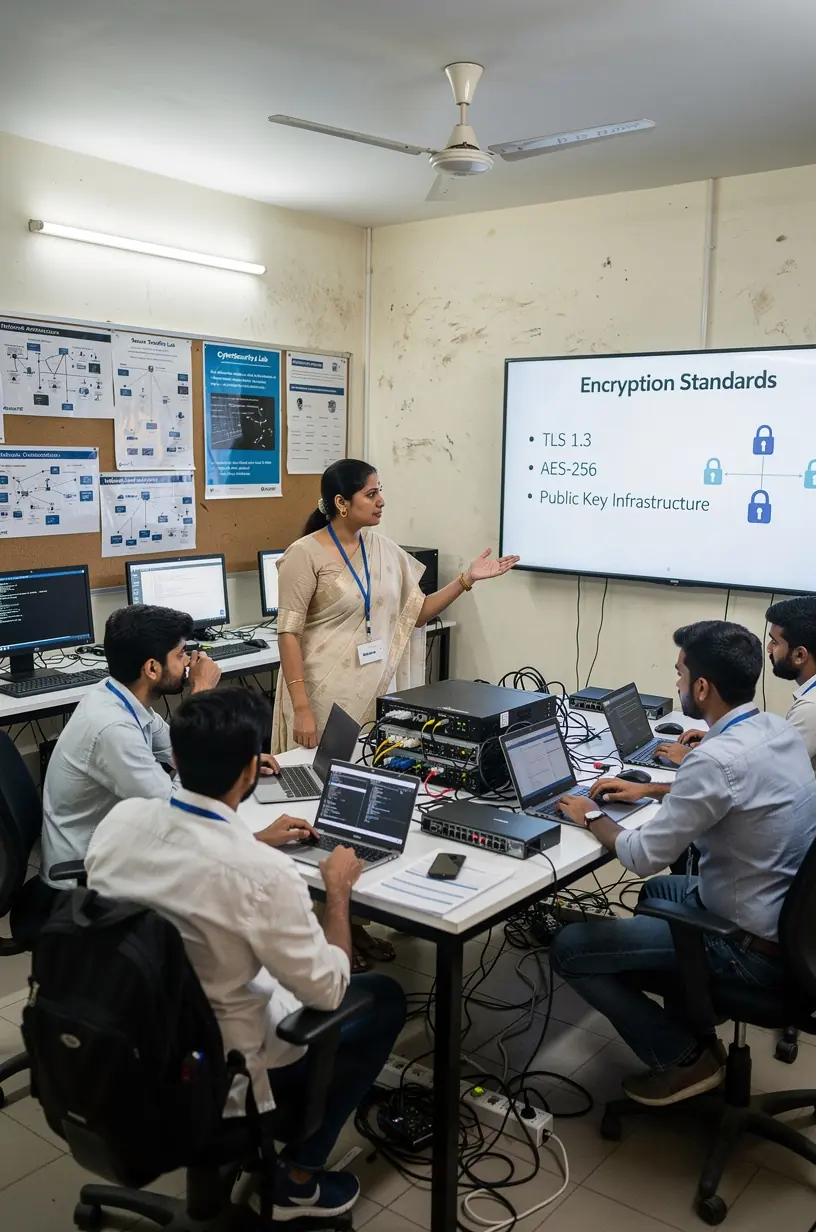 Advanced encryption algorithms for secure network traffic